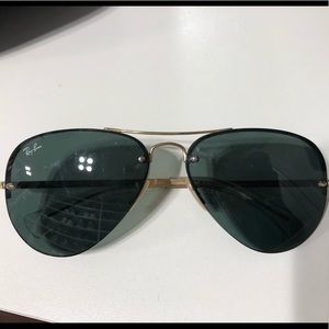 Ray-Ban Aviator Classic non polarized gold green
